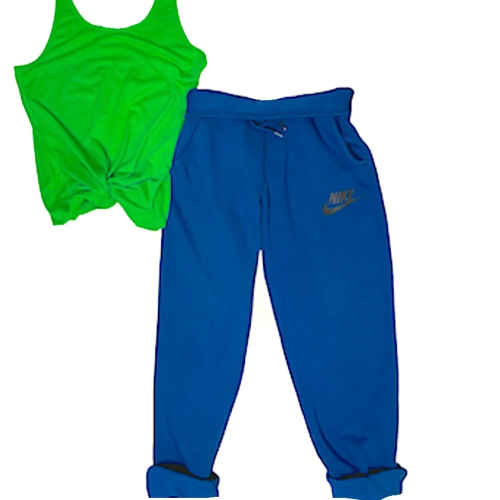 Nike Blue Joggers - Picture 3 of 15